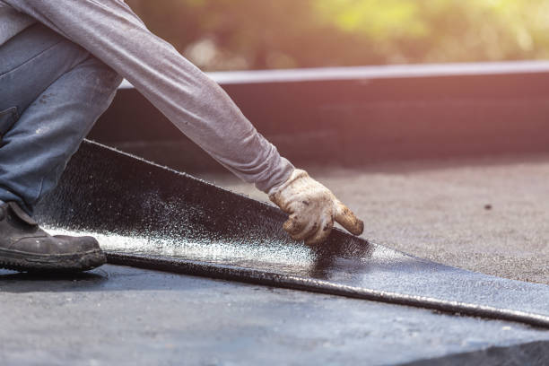 Professional Waterproofing technician working in Sardinia, NY